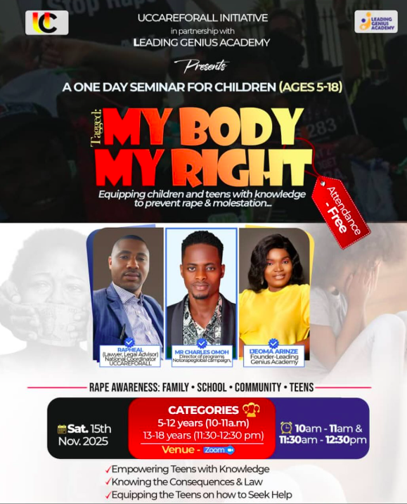 My Body My Right School Seminar